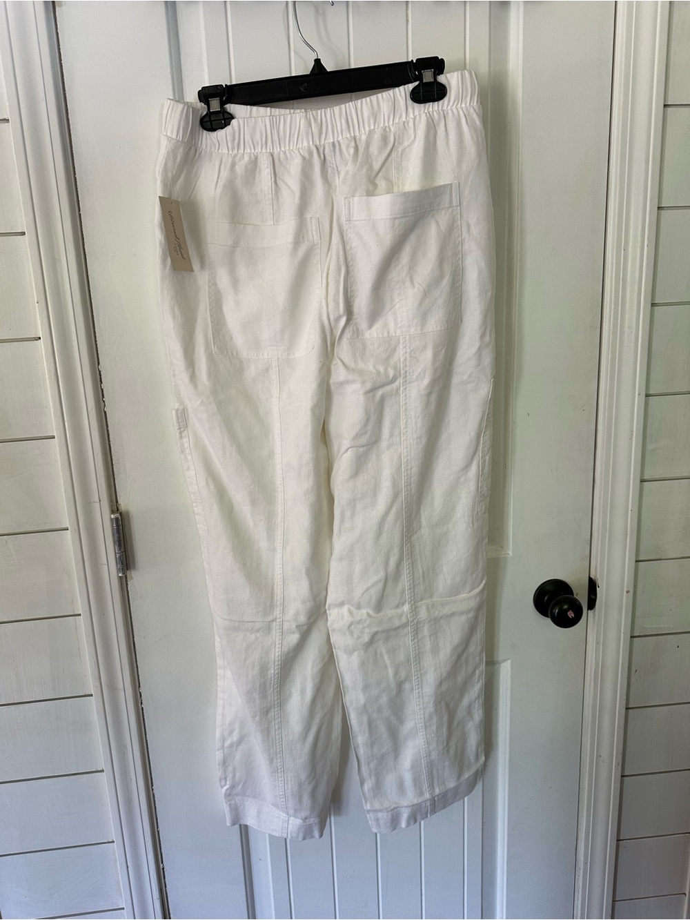 Universal Thread White Wide Leg Drawstring Pants - Picture 6 of 6